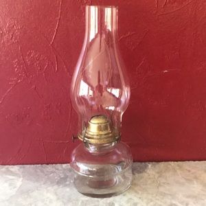 Oil Lamp, Dominion Glass, Quebec, 1940,S Banner 